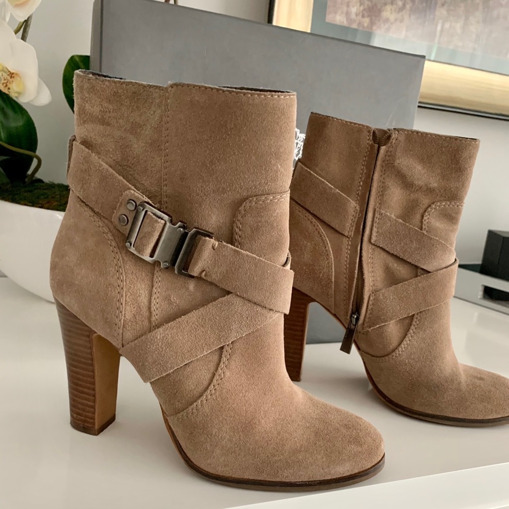 Vince Camuto suede botties
